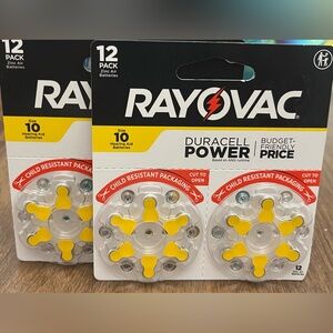 Rayovac Hearing Aid Batteries Size 10